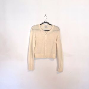 & Other Stories Cream Alpaca Blend Cardigan